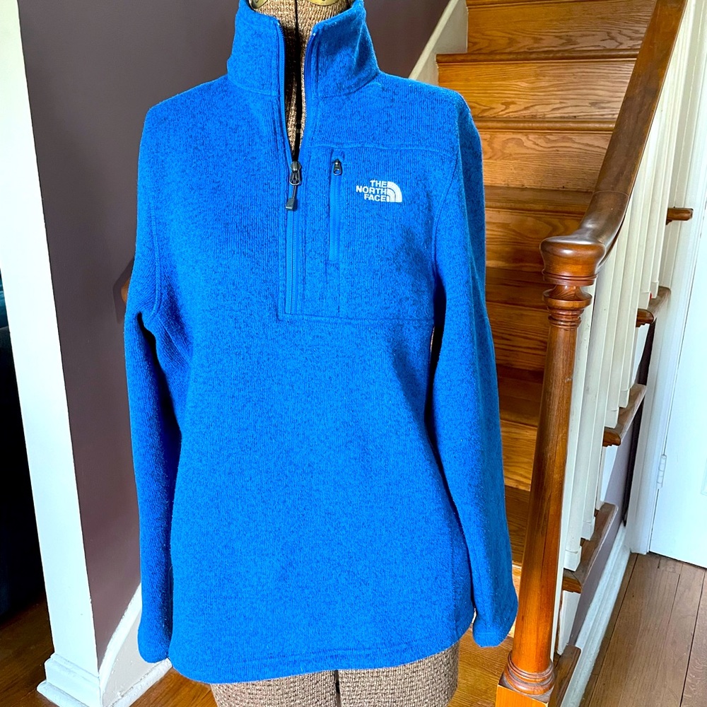 Northface Mens S 3/4 zip fleece sweater